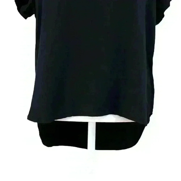 Anthropologie Cloth & Stone Black V-Neck T-Shirt Size Large - Picture 6 of 7